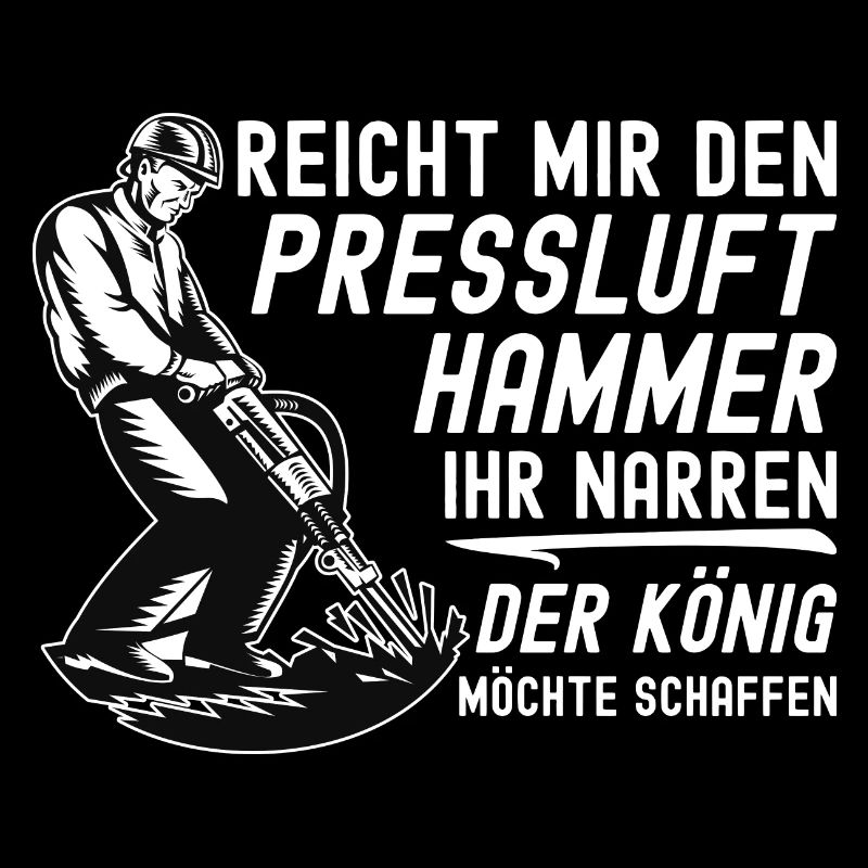 Reicht Mir den Presslufthammer Straßenbauarbeiter