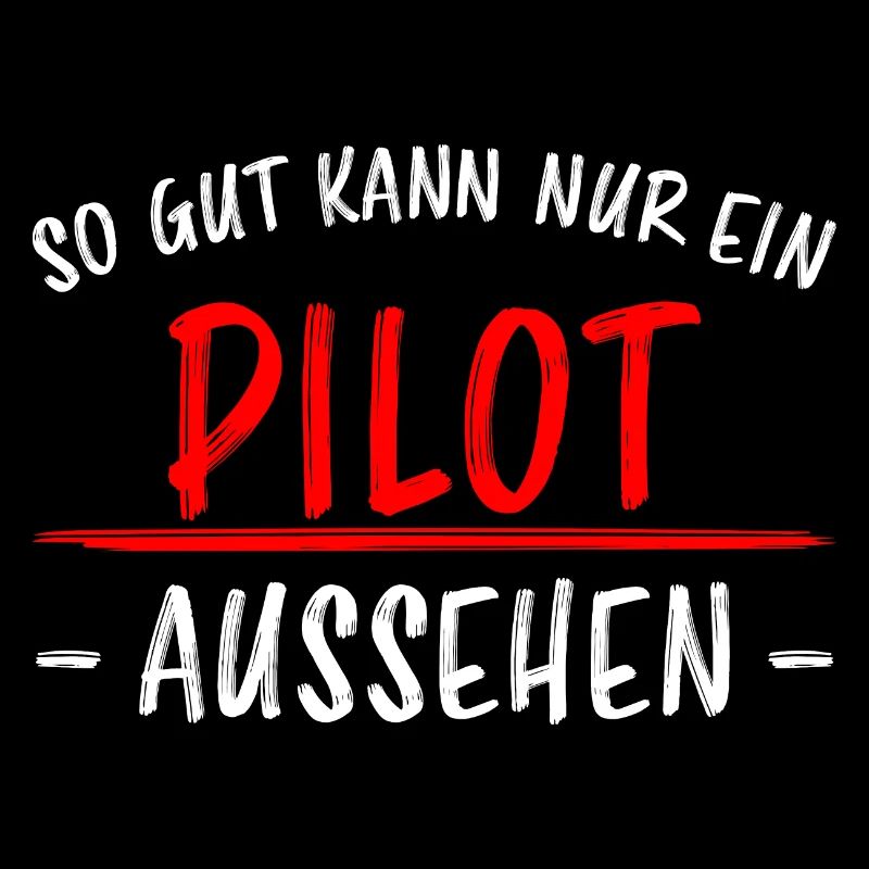 Pilot Lustiger Spruch Flugplatz Flugsport Geschenk