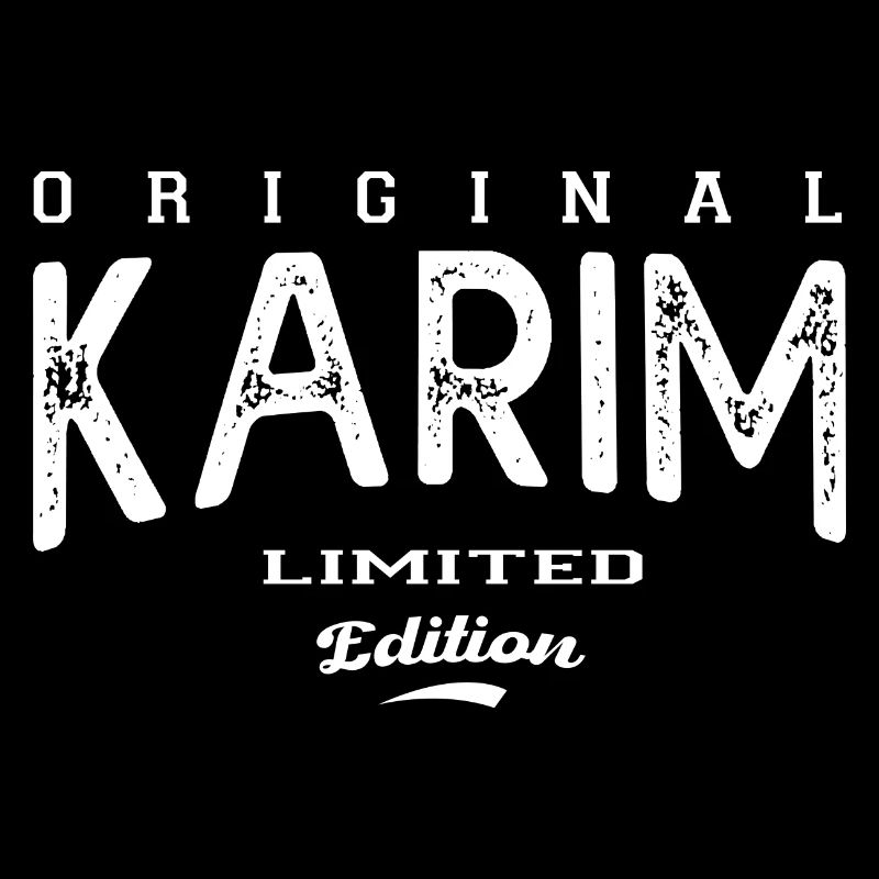Karim benutzerdefinierten Vorname Karim