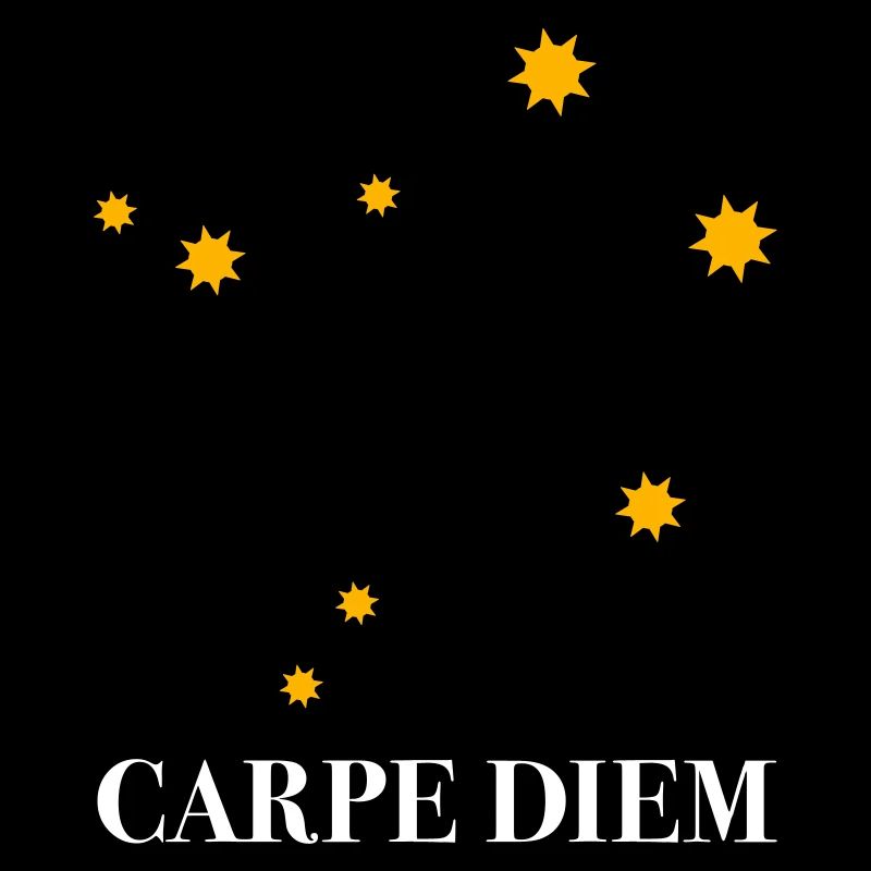 Carpe Diem nutze den Tag Sternbild Waage Libra Ode