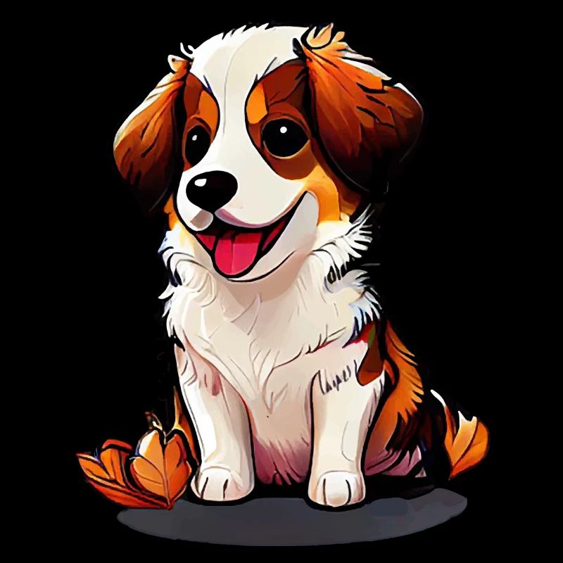 Cute dog, great effect