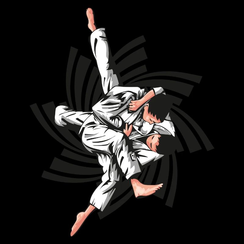 schwarzer Judogriff