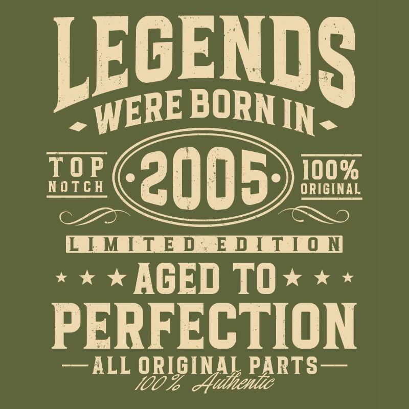 Legenden wurden 2005 geboren