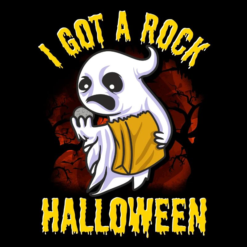 J'ai un rocher d'Halloween
