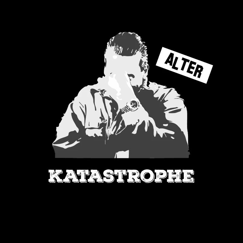Retro vintage Alter Katastrophe Facepalm