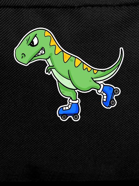Inline Skating Dinosaur