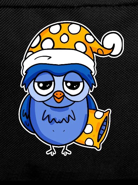 Early riser owl sleeping