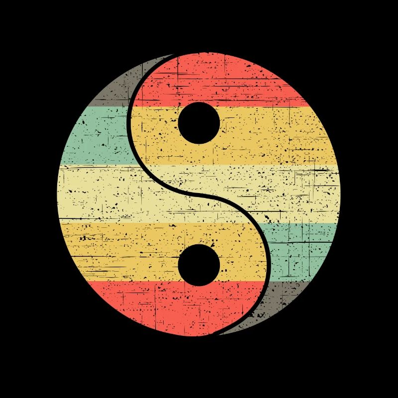 Yin yang vintage