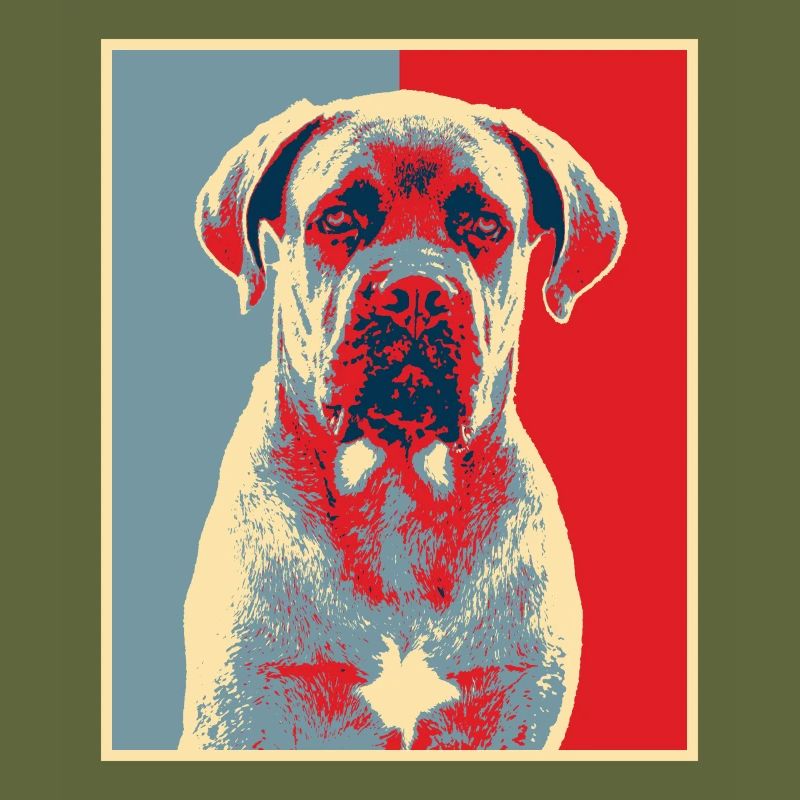 Dog Artwork - Vintage Cane Corso