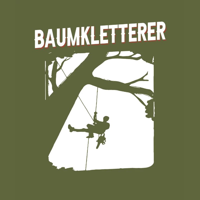 Baumklettern Baumpfleger Arborist Baumkletterer