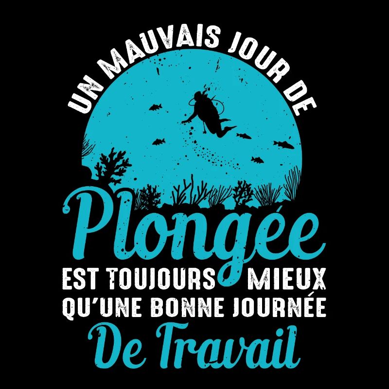Plongée Anniversaire Idée Cadeau Design Mer Humour