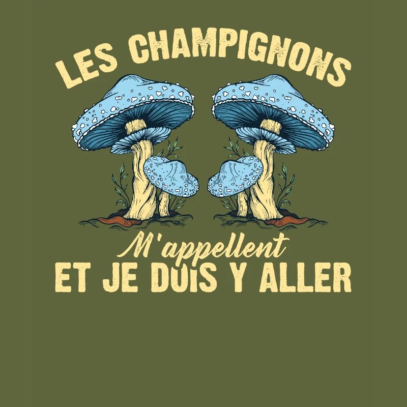 Champignon Forêt Idée Cadeau Nature Automne Hobby