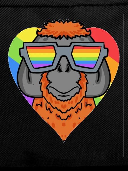 LGBT Animal Orangutan Rainbow