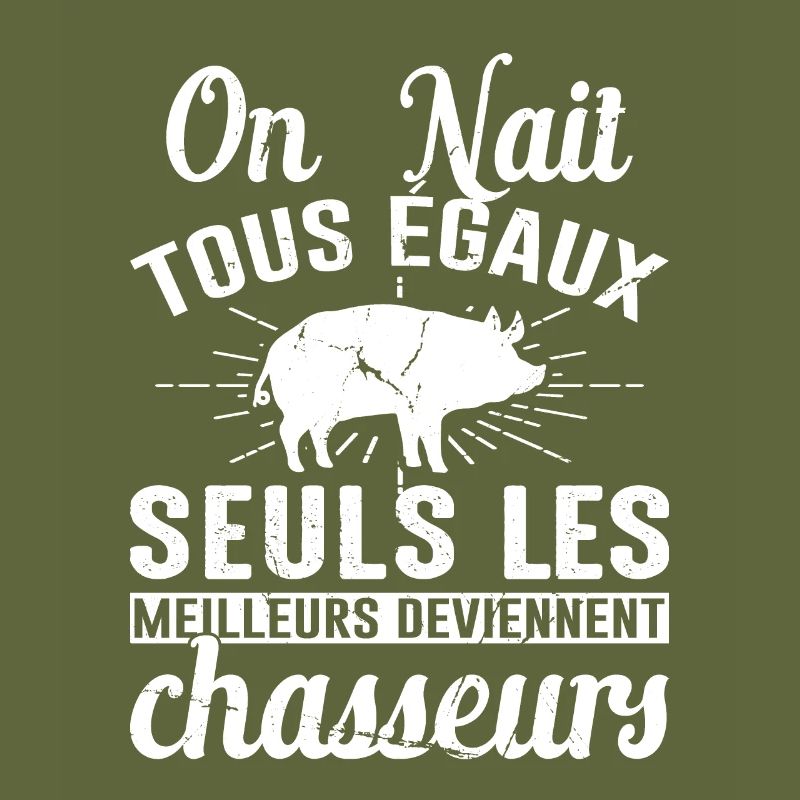 Les Meilleurs Deviennent Chasseurs Chasser Cadeau