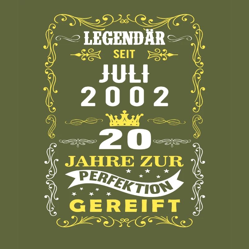 Juli 2002 - 20. Geburtstag Geschenk. Awesome.