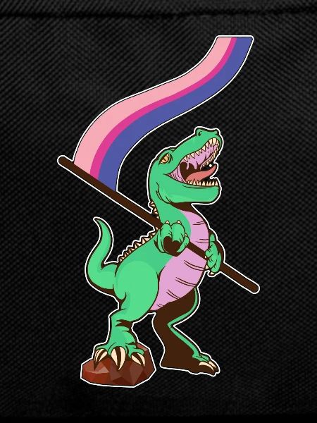 LGBTQ Flag - Dinosaur Bisexual
