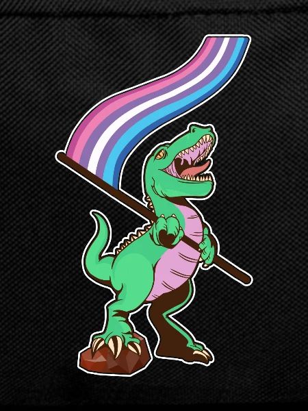 LGBTQ Flag - Dinosaur Bear