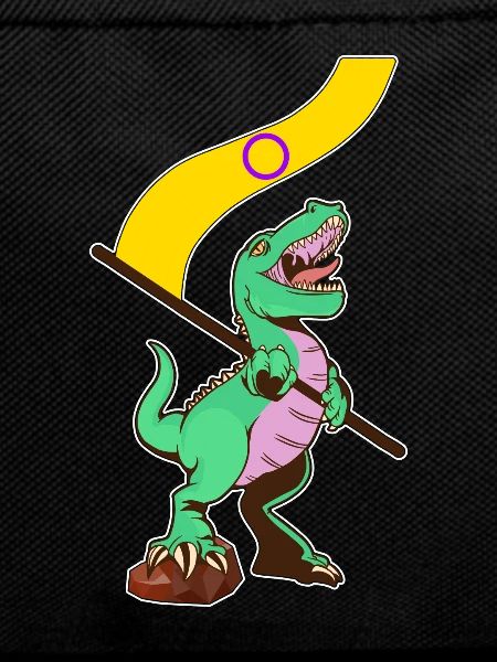 LGBTQ Flag - Dinosaur Intersexual