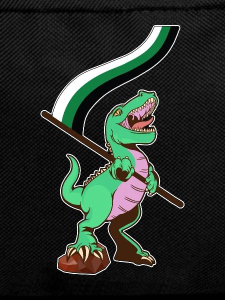 LGBTQ Flag - Dinosaur Neutrois