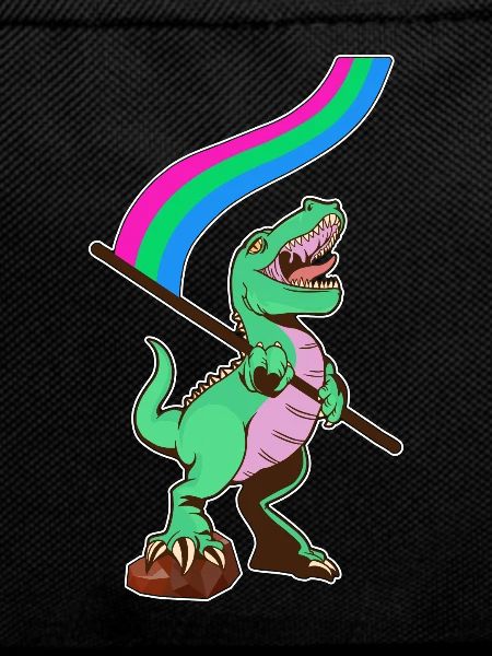 LGBTQ Flag - Dinosaur Polysexual