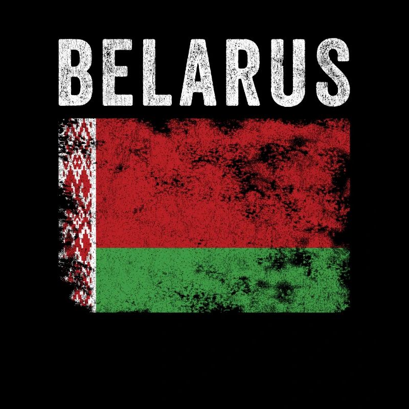 Drapeau biélorusse Drapeau biélorusse en détresse