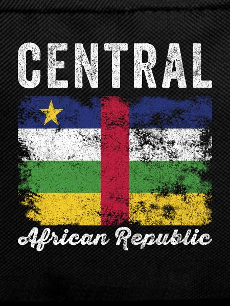 Central African Republic Flag Distressed
