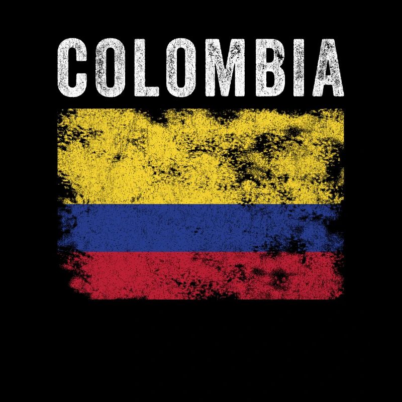 Drapeau de la Colombie Drapeau colombien en détresse