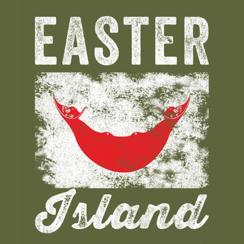Drapeau de l’île de Pâques Vintage Rapa Nui Drapeau