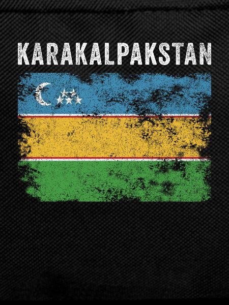Karakalpakstan Flag Distressed