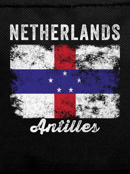 Netherlands Antilles Flag Distressed