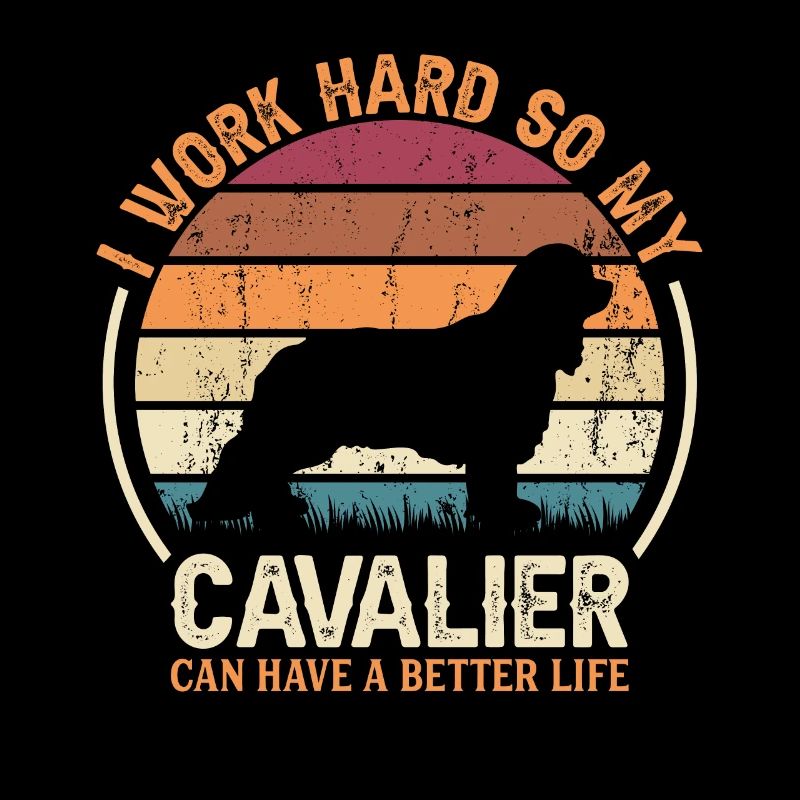Work Hard - Retro Cavalier