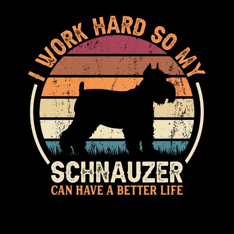 Hart Arbeiten - Retro Schnauzer