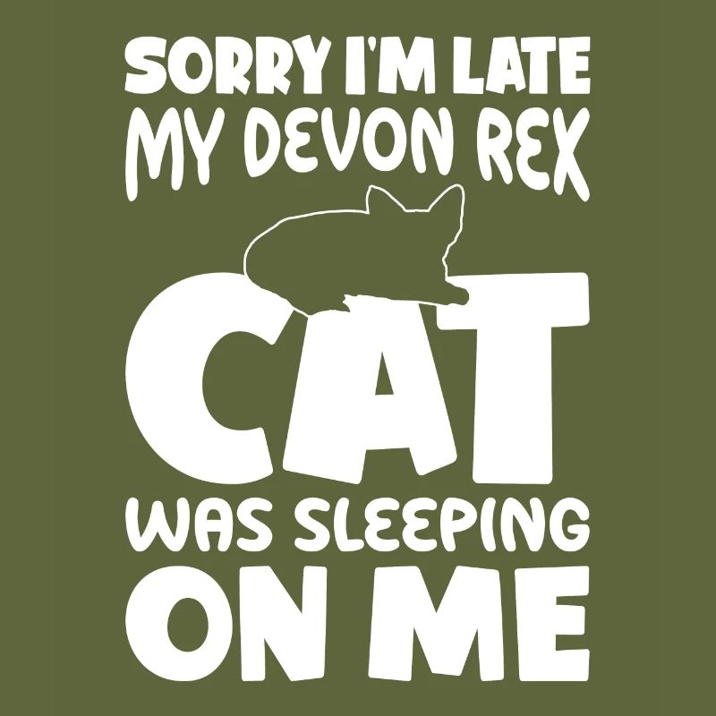 Entschuldigung, Ich Bin Zu Spät - Devon Rex Cat