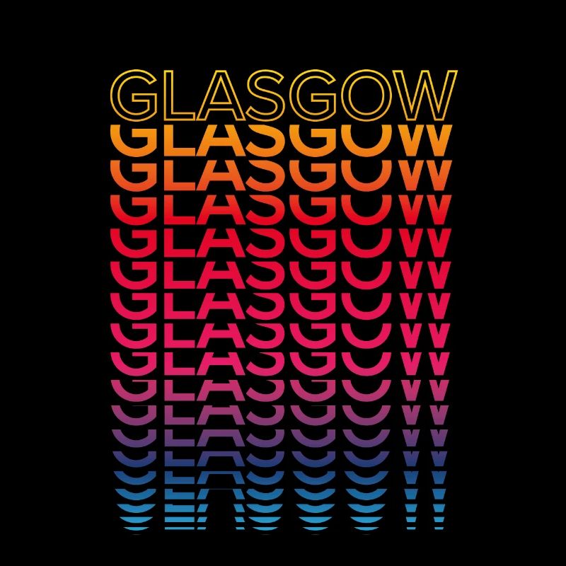 Retro Nostalgic City - Rainbow Glasgow