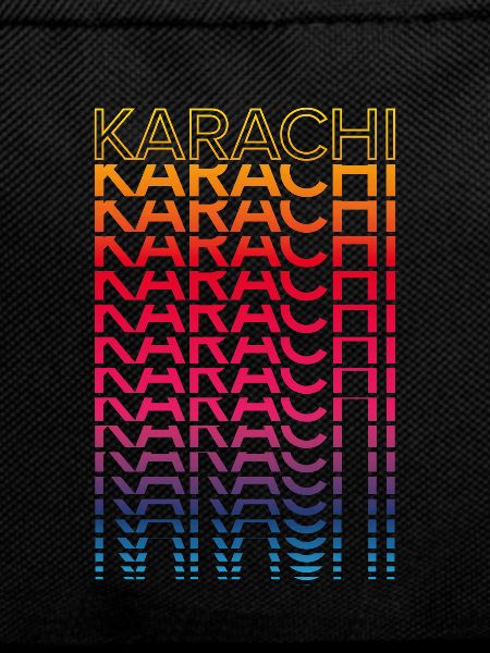 Retro Nostalgic City - Rainbow Karachi