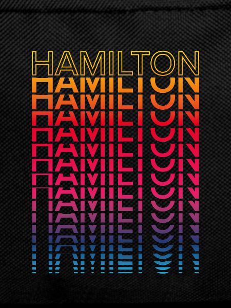Retro Nostalgic City - Rainbow Hamilton