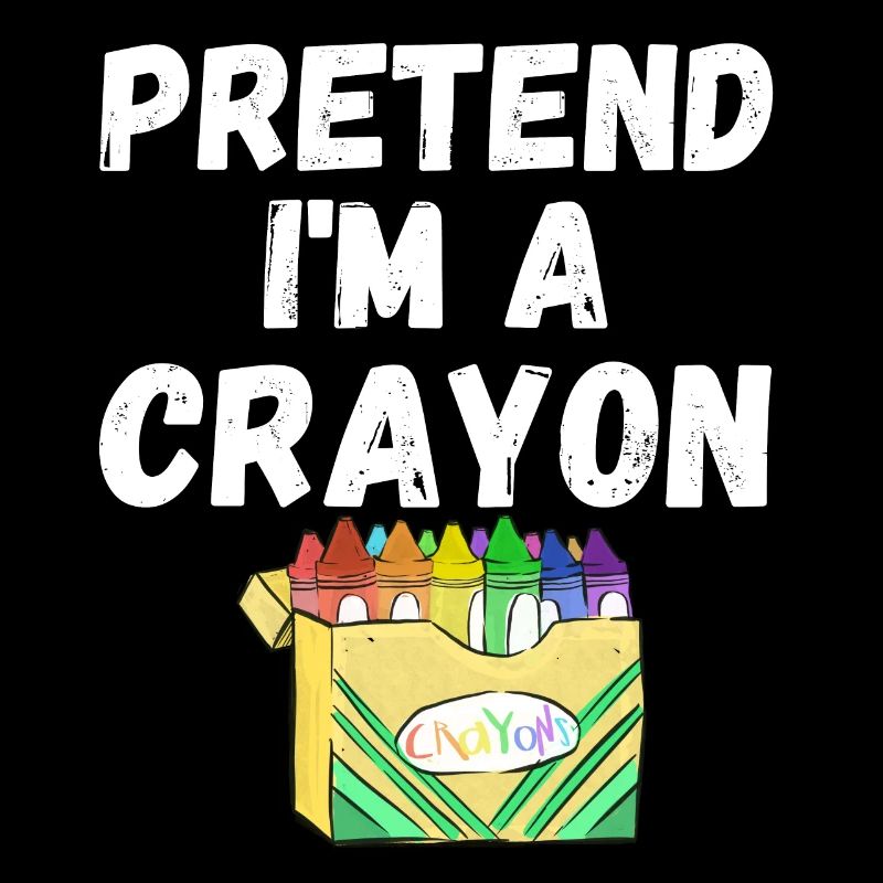 Pretend im a crayon - lustiges Halloween Kostüm