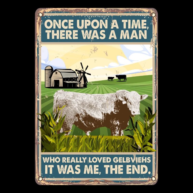 Cow Loved yellow cattle