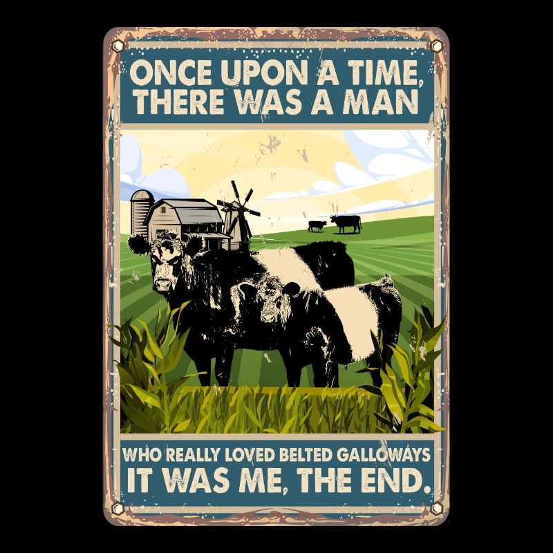 Cow Loved Belted Galloways