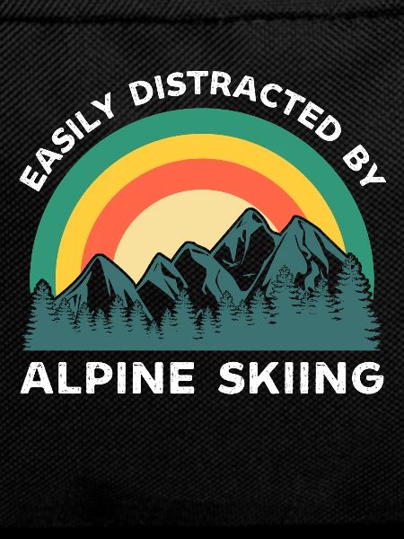 Easily distracted by Alpine skiing