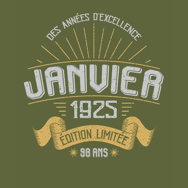 Des Années D'excellence Janvier 1925 98 Ans
