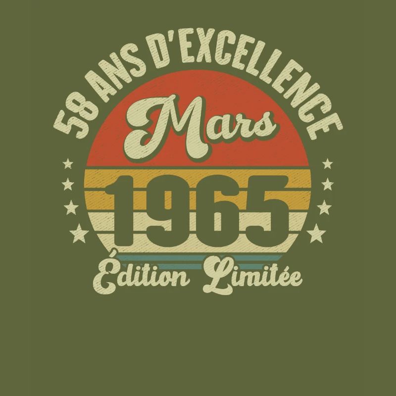 58 Ans D'excellence Mars 1965 Édition Limitée