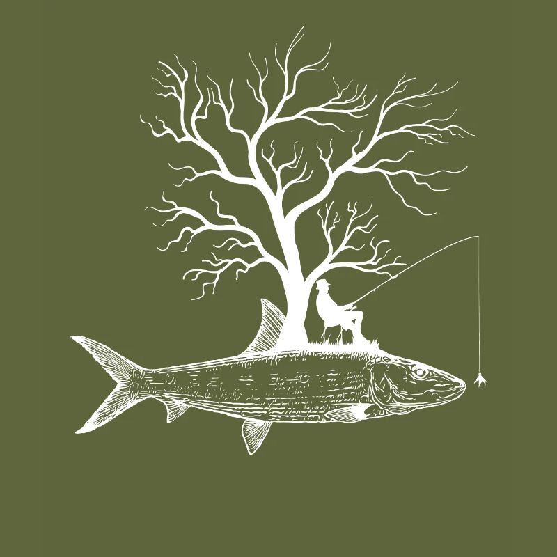 Graphic Tree - Fish Bone Fish