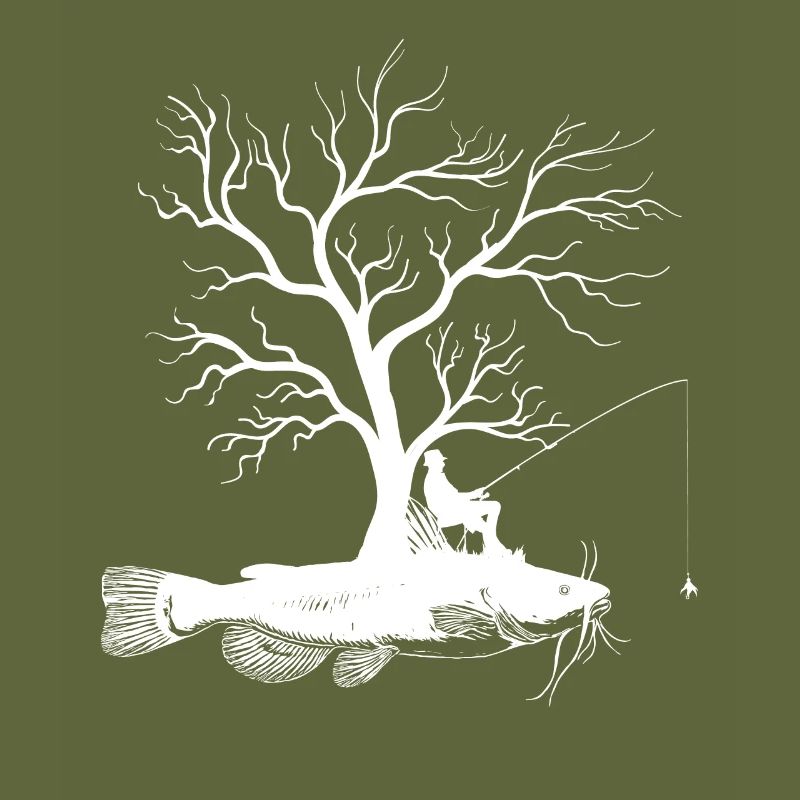 Graphic Tree - Fish Catfish