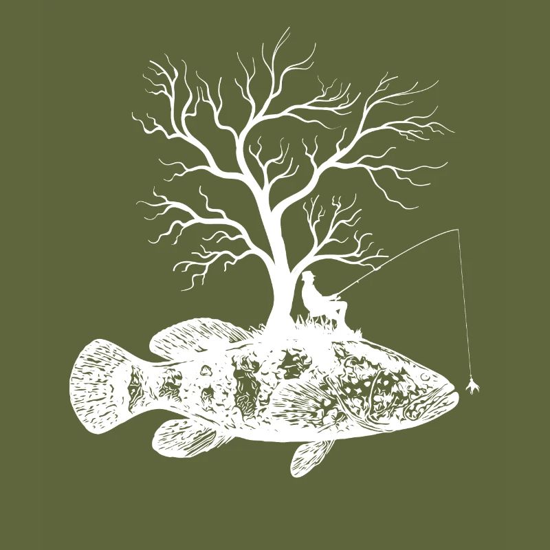 Graphic Tree - Fish Grouper