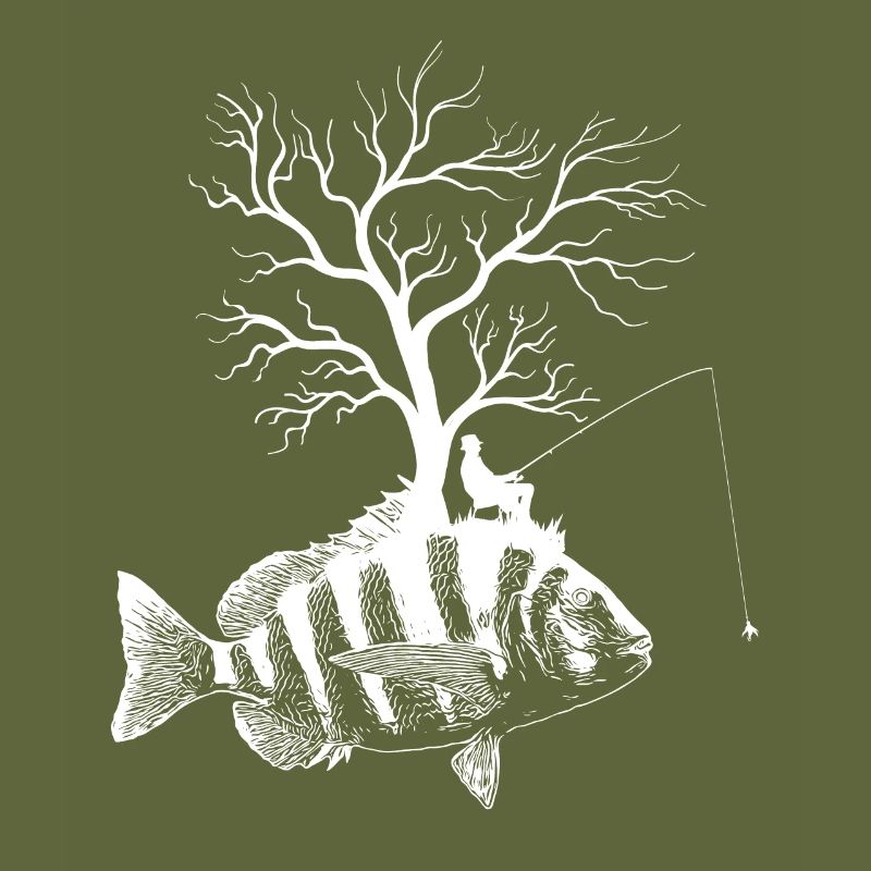 Graphic Tree - Fish Shepherd's Head