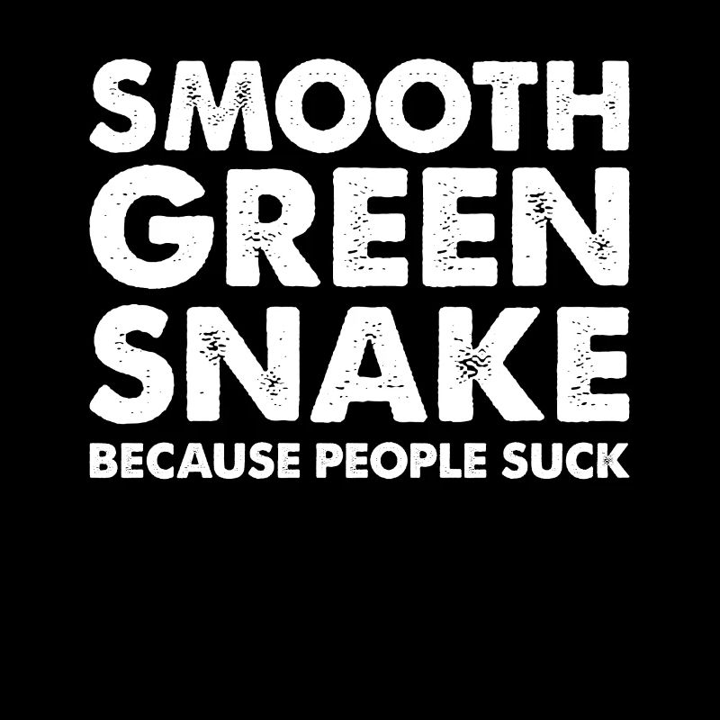 Les gens sucent le serpent vert lisse