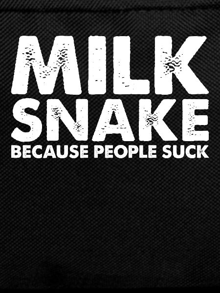 People suck milk snakes