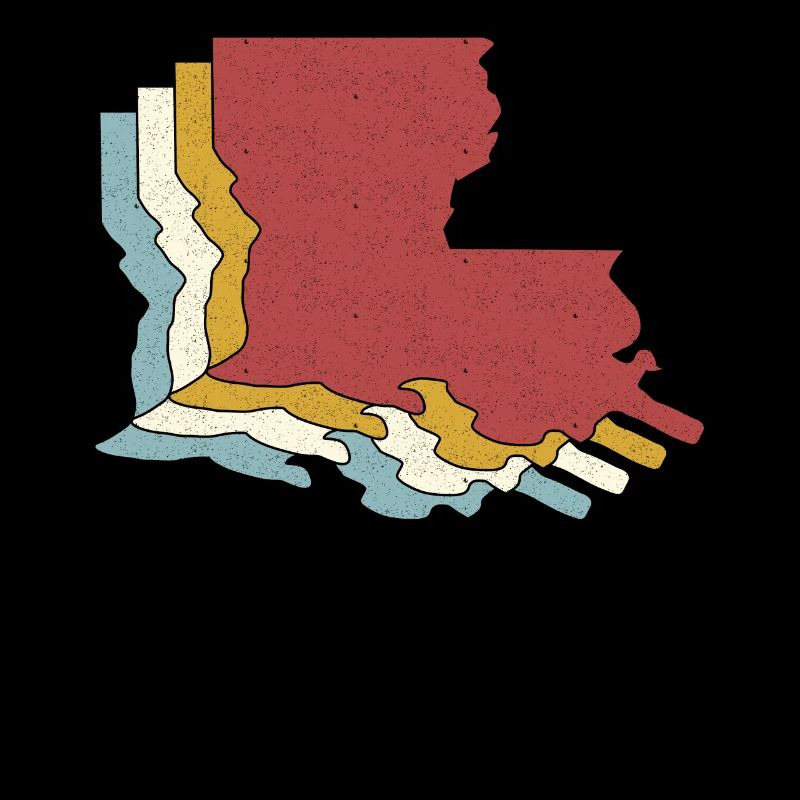 USA State - Vintage Map Louisiana