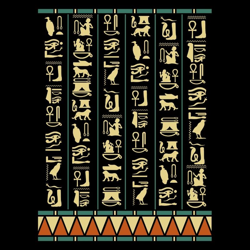 Hiéroglyphes Pyramides Egypte ancienne